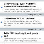 MobileRSS för iPhone