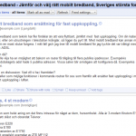 Google Reader med Topcis RSS flöde